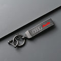 High quality Car Keychain Gifts Leather Keyring For Audi Sline A3 A4 B8 8P B9 8V B6 A5 B7 A1 A6 C6 Q3 Q5 C7 8I TT Car Sticker