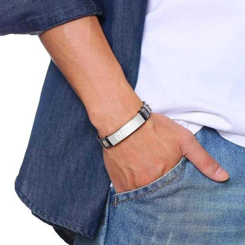 Stainless Steel Volvo Wristband