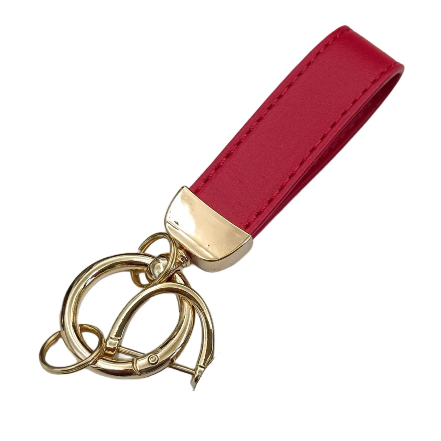 Laser Custom LOGO Discolored Leather Keychain for Men and Women Engrave Car Key Chain Holder Personalize Company Name Keyring