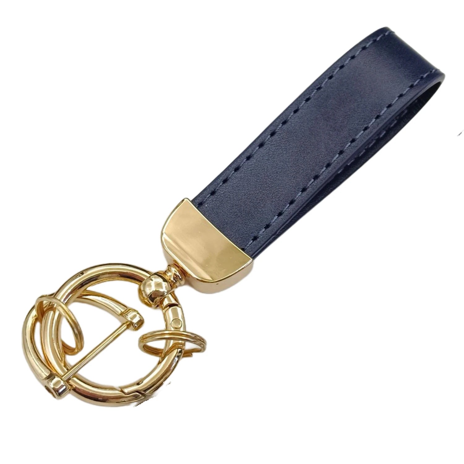 Laser Custom LOGO Discolored Leather Keychain for Men and Women Engrave Car Key Chain Holder Personalize Company Name Keyring